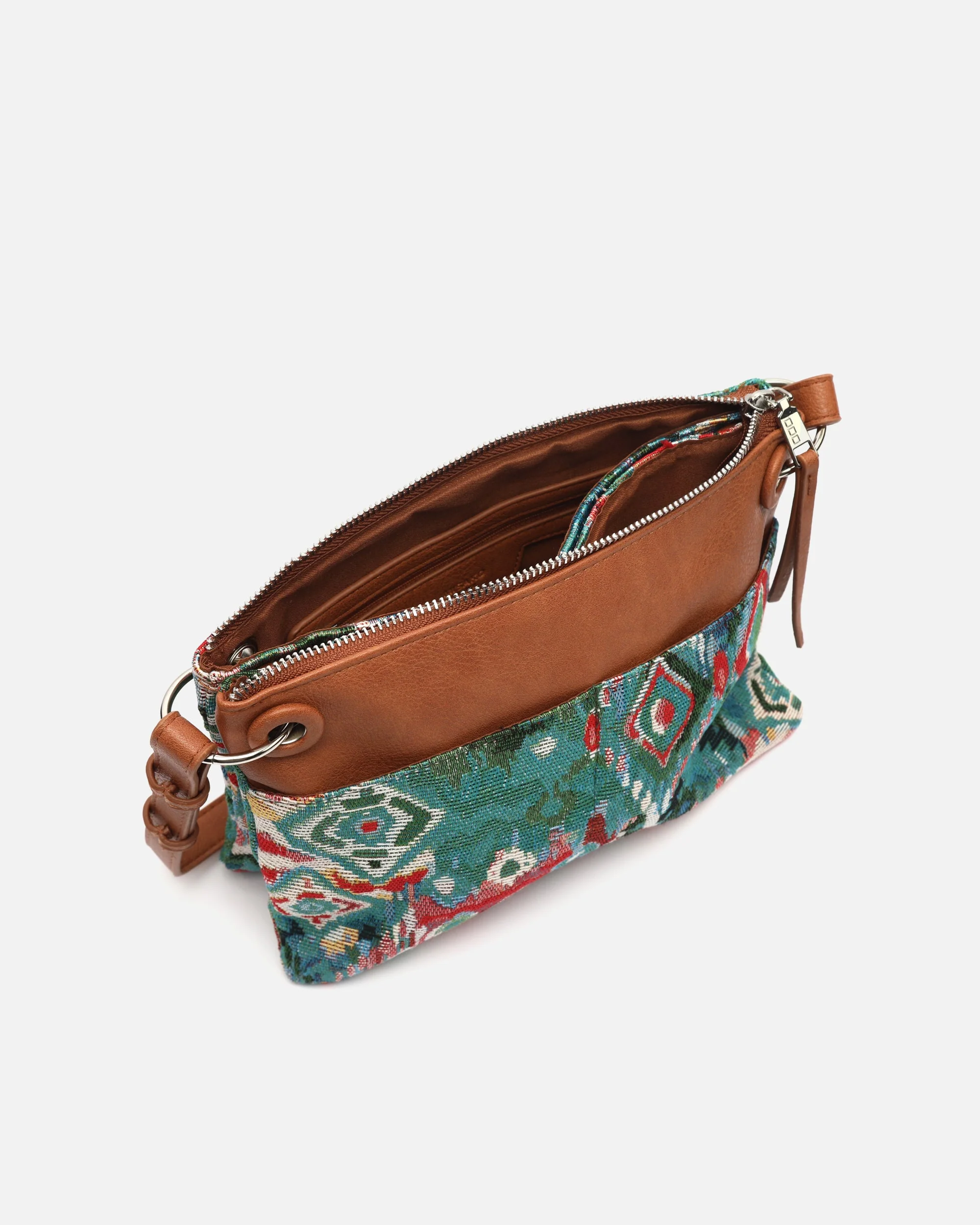 Zarias bolso bandolera pequeño con estampado jacquard - Image 5
